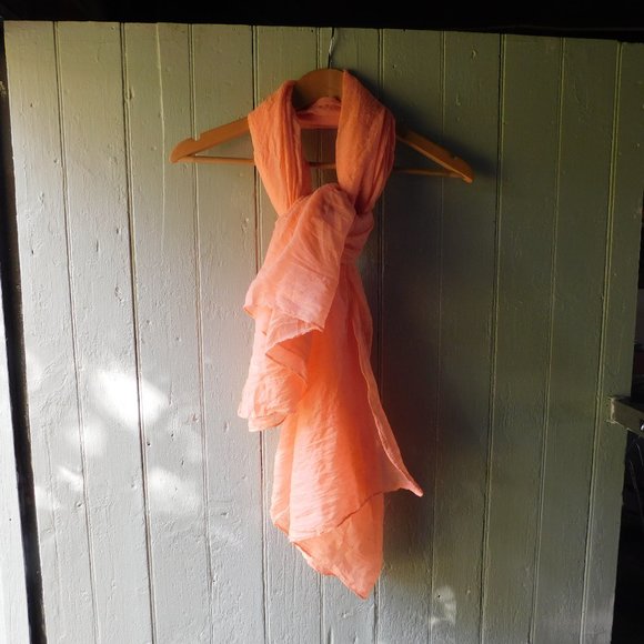 Orange Sherbet  Breezy Scarf - Picture 6 of 7